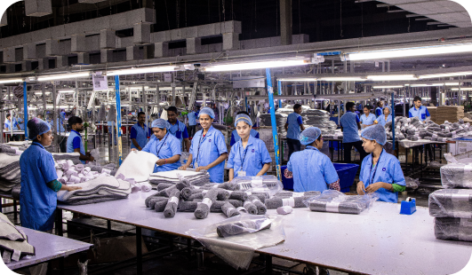 Haamitex textile manufacturing team at work