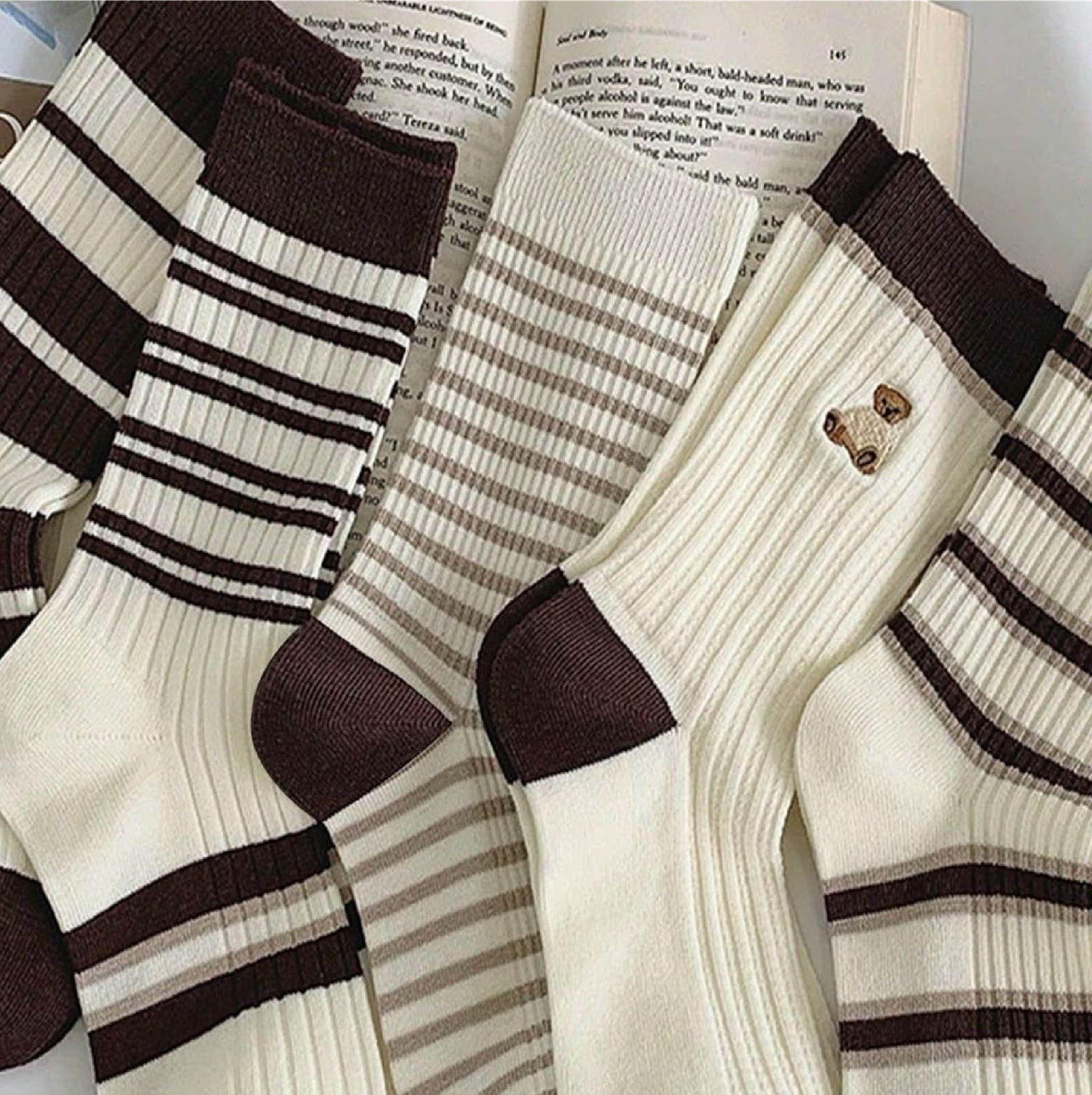 Striped Crew Socks