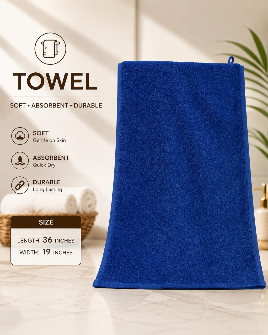 Royal Blue Towel